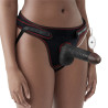LoveToy Gode Ceinture Vibrant Easy Strap-On 12 x 3.7 cm Marron